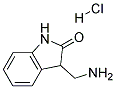 3-Aminomethyl-1,3-dihydro-indol-2-one HYDROCHLORIDE 结构式