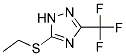 5-(ETHYLTHIO)-3-(TRIFLUOROMETHYL)-1H-1,2,4-TRIAZOLE 结构式