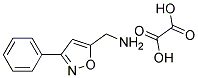 C-(3-苯基-异噁唑-5-基)-甲基胺草酸盐 结构式