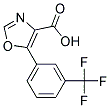 5-(3-Trifluoromethyliphenyl)Oxazole-4-Carboxylic Acid 结构式