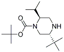 (2S,5R)-1-Boc-5-Tert-Butyl-2-Isopropyl-Piperazine 结构式