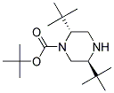 (2R,5S)-1-Boc-2,5-Di-Tert-Butyl-Piperazine 结构式