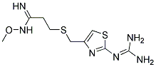 3-[[[2-[(Diaminomethylene)Amino]-4-Thiazolyl]Methyl]Thio]-N-Methoxypropionamidine 结构式