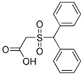 Diphenylmethylsulfonyl-Acetic Acid 结构式