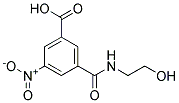 3-(2-Hydroxyethyl)carbamoyl-5-Nitrobenzoic Acid 结构式