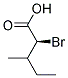 S-2-溴-3-甲基戊酸 结构式