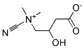 DL-肉毒碱腈盐 结构式
