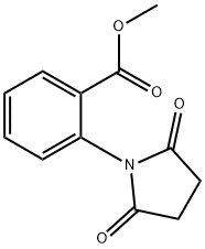 METHYL 2-(2,5-DIOXOPYRROLIDIN-1-YL)BENZOATE 结构式