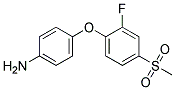 4-[2-Fluoro-4-(methylsulphonyl)phenoxy]aniline 结构式