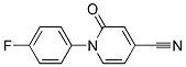 4-Cyano-1,2-dihydro-1-(4-fluorophenyl)-2-oxopyridine 结构式