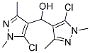 Bis(5-chloro-1,3-dimethyl-1H-pyrazol-4-yl)methanol 结构式