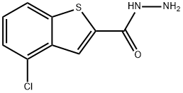 4-Chlorobenzo[b]thiophene-2-carbohydrazide 结构式
