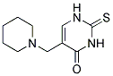 5-(Piperidin-1-ylmethyl)-2-thioxo-2,3-dihydro-1H-pyrimidin-4-one 结构式