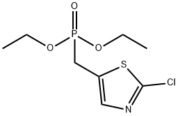 ((2-氯噻唑-5-基)甲基)膦酸二乙酯 结构式