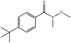 4-(tert-Butyl)-N-methoxy-N-methylbenzamide 结构式