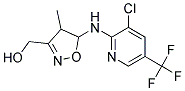5-[3-Chloro-5-(trifluoromethyl)pyridin-2-ylamino]methyl-4,5-dihydro-3-(hydroxymethyl)isoxazole 结构式
