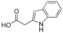 Indol-2-ylacetic acid 结构式