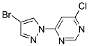 4-(4-Bromo-1H-pyrazol-1-yl)-6-chloropyrimidine 结构式