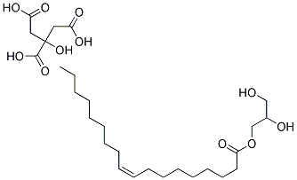 甘油油酸酯柠檬酸酯 结构式