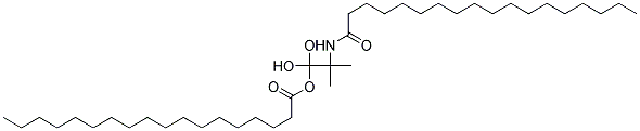 硬脂酰胺基二羟异丁基硬脂酸酯 结构式