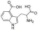 4-Carboxy-DL-tryptophan 结构式