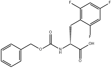 CBZ-2,4,6-TRIFLUORO-D-PHENYLALANINE 结构式