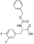CBZ-3,4-DIFLUORO-L-PHENYLALANINE 结构式