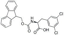 Fmoc-3,5-Dichloro-L-Phenylalanine 结构式