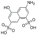 3-amino-5-hydroxynaphthalene-1,7-disulfonic acid 结构式