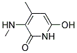 N-Methyl-3-amino-4-methyl-6-hydroxy-2-pyridone 结构式