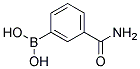 Benzamide-3-boronic acid 97+% 结构式