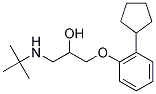 PENBUTOLOL IMPURITY A(2S)-1-[2-(CYCLOPENT-1-ENYL)PHENOXY]-3-[(1,1-DIMETHYLETHYL)AMINO]PROPAN-2-OL EPP(CRM STANDARD) 结构式