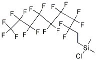 (HEPTADECAFLUORO-1,1,2,2-TETRAHYDRODECYL)-1-DIMETHYLCHLOROSILANE 97% 结构式