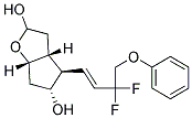 (3AR,4R,5R,6AS)-4-((E)-3,3-DIFLUORO-4-PHENOXY-BUT-1-ENYL)-HEXAHYDRO-CYCLOPENTA[B]FURAN-2,5-DIOL 结构式