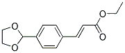 (E)-3-(4-[1,3]DIOXOLAN-2-YL-PHENYL)-ACRYLIC ACID ETHYL ESTER 结构式