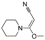 (E)-3-METHOXY-3-PIPERIDIN-1-YL-ACRYLONITRILE 结构式