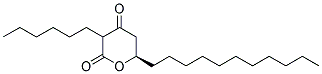 (R)-3-HEXYL-6-UNDECYL-DIHYDRO-PYRAN-2,4-DIONE 结构式