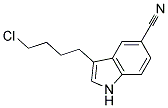 3-(4-CHLORO-BUTYL)-1H-INDOLE-5-CARBONITRILE 结构式