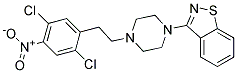 3-{4-[2-(2,5-DICHLORO-4-NITRO-PHENYL)-ETHYL]-PIPERAZIN-1-YL}-BENZO[D]ISOTHIAZOLE 结构式