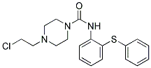 4-(2-CHLORO-ETHYL)-PIPERAZINE-1-CARBOXYLIC ACID (2-PHENYLSULFANYL-PHENYL)-AMIDE 结构式