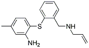 N-ALLYL-2-[(2-AMINO-4-METHYLPHENYL)THIO]-BENZENEMETHANAMINE 结构式