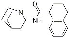 N-(1-氮双环[2,2,2]辛-3S-基)-1,2,3,4-四氢萘-1S-基甲酰胺 结构式