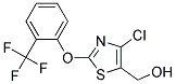 4-CHLORO-2-[2-(TRIFLUOROMETHYL)PHENOXY]-5-THIAZOLEMETHANOL 结构式