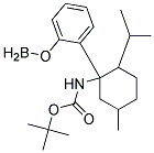 3-(N-TERT-BUTOXYCARBONY)AMINOMENTHYLPHENYL BORINIC ACID 结构式