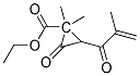 Ethyl-2, 2-Dimethyl-3 (2-Methylacryl) Cyclo-Propionate 结构式