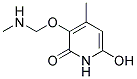 N-Methyl-3-Aminomethoxy-6-Hydroxy-4-Methyl-2-Pyridone 结构式