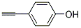 4-Hydroxyphenylacetylene 结构式