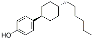 4-Trans(4-N-HexylCyclohexyl)Phenol 结构式