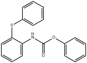 2-苯硫基氨基甲酸苯酯 结构式