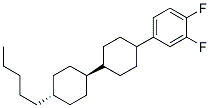 4-[Trans-4'-(4'Pentylcyclohexyl)Cyclohexyl]-1,2-Difluoruobenzene 结构式